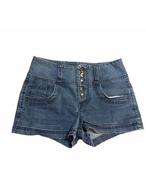Guess High-Waisted Button-Fly Denim Shorts | Vintage Y2K | Size 27